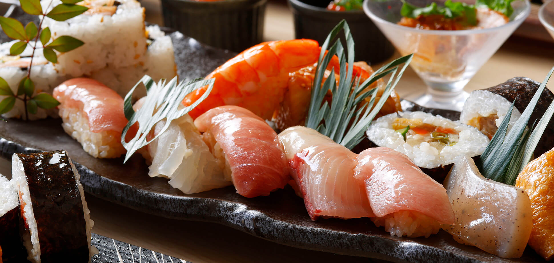 九州の魚を使用したお寿司