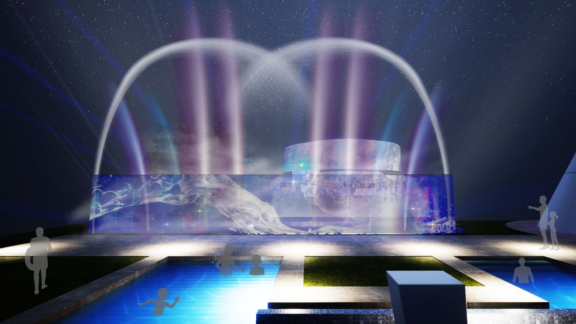 噴水ショー　イメージ